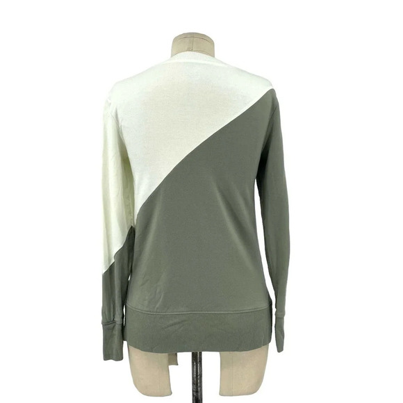 Summersalt The Softest French Terry Pullover Agave &‎ White Sand Size XS - Picture 5 of 7